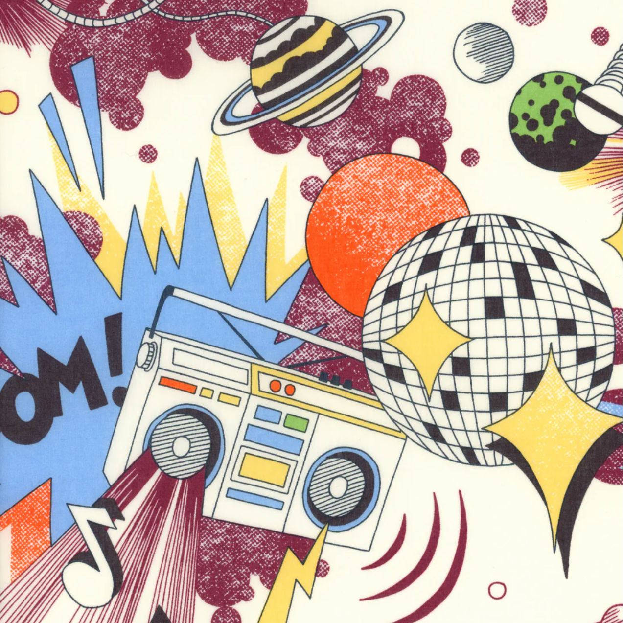 Liberty Fabrics SS26: Floral Rebellion Lukey's Robot Tana Lawn