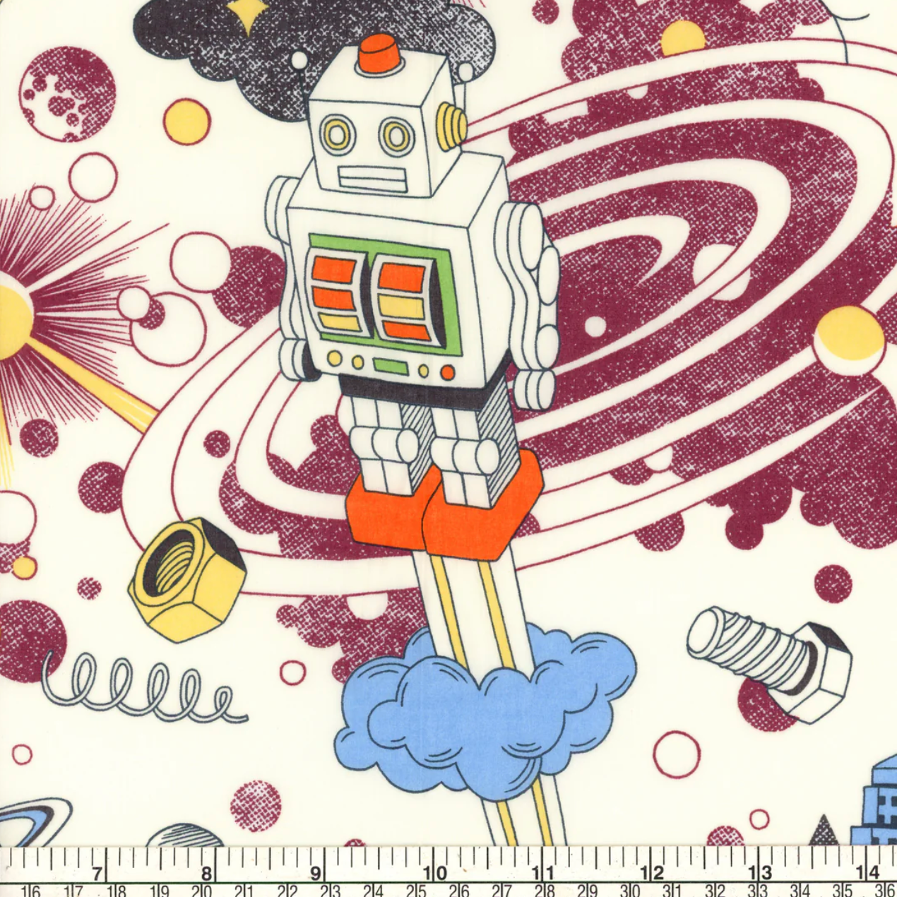 Liberty Fabrics SS26: Floral Rebellion Lukey's Robot Tana Lawn