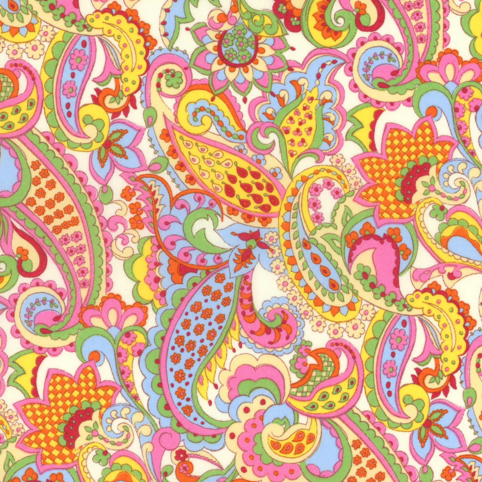Liberty Fabrics SS26: Floral Rebellion Mr. Paisley Tana Lawn