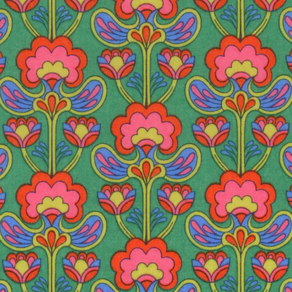 Liberty Fabrics SS26: Floral Rebellion Peacock Posy Tana Lawn