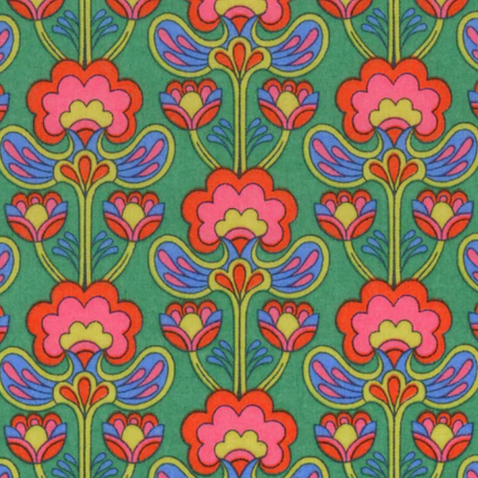 Liberty Fabrics SS26: Floral Rebellion Peacock Posy Tana Lawn