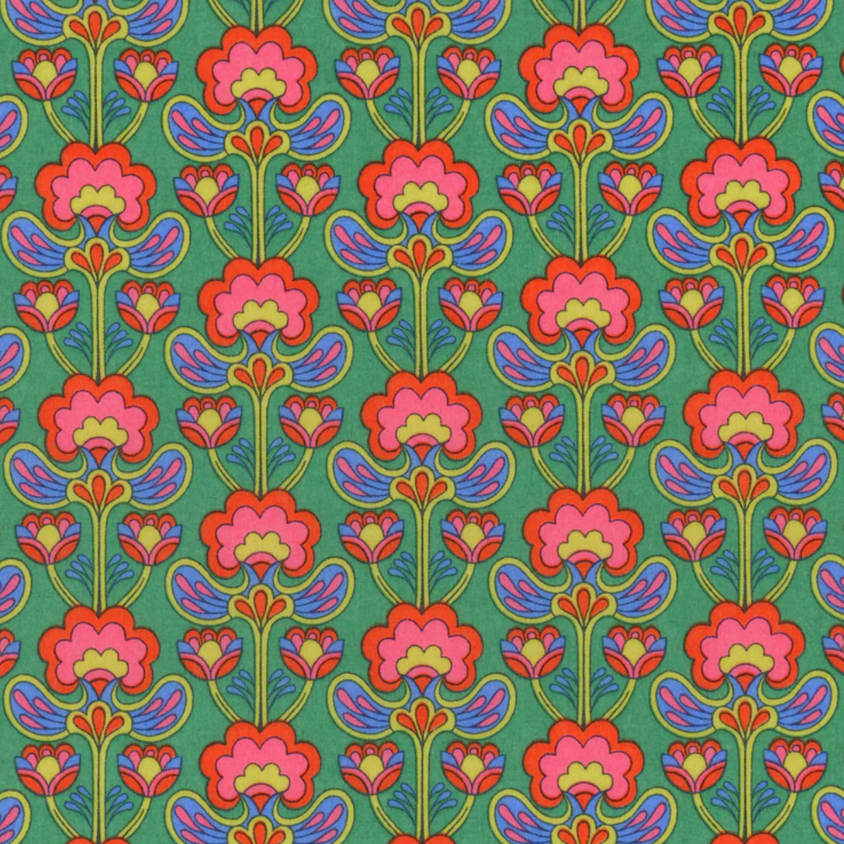 Liberty Fabrics SS26: Floral Rebellion Peacock Posy Tana Lawn