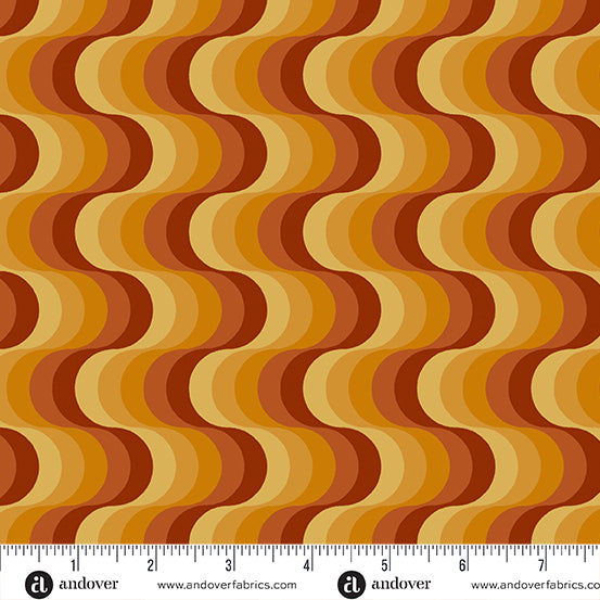 Libs Elliott Andover Fabrics Birdie Groove A-1136-O Lava