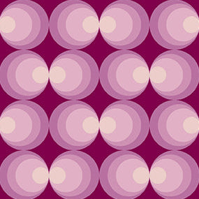 Libs Elliott Andover Fabrics Birdie Orbs A-1137-P Cherry