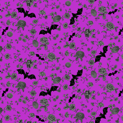 Libs Elliott Andover Fabrics Phantasm Night Garden A-1517-P Elixir