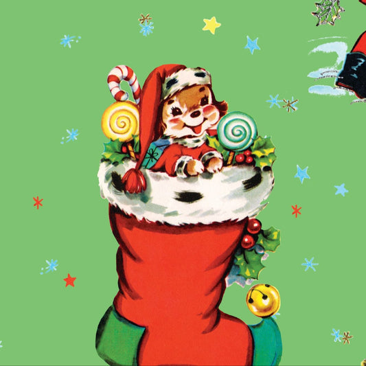 Lindsay Wilkes Riley Blake Designs Jingle Bells Main C14830-GREEN