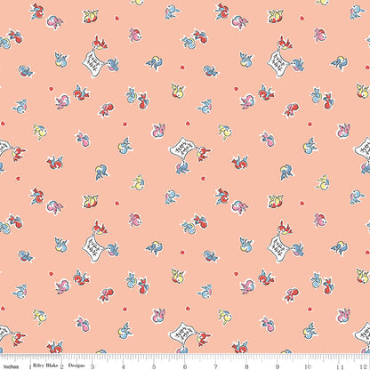 Lindsay Wilkes Riley Blake Designs Love Notes Songbirds C16382-APRICOT