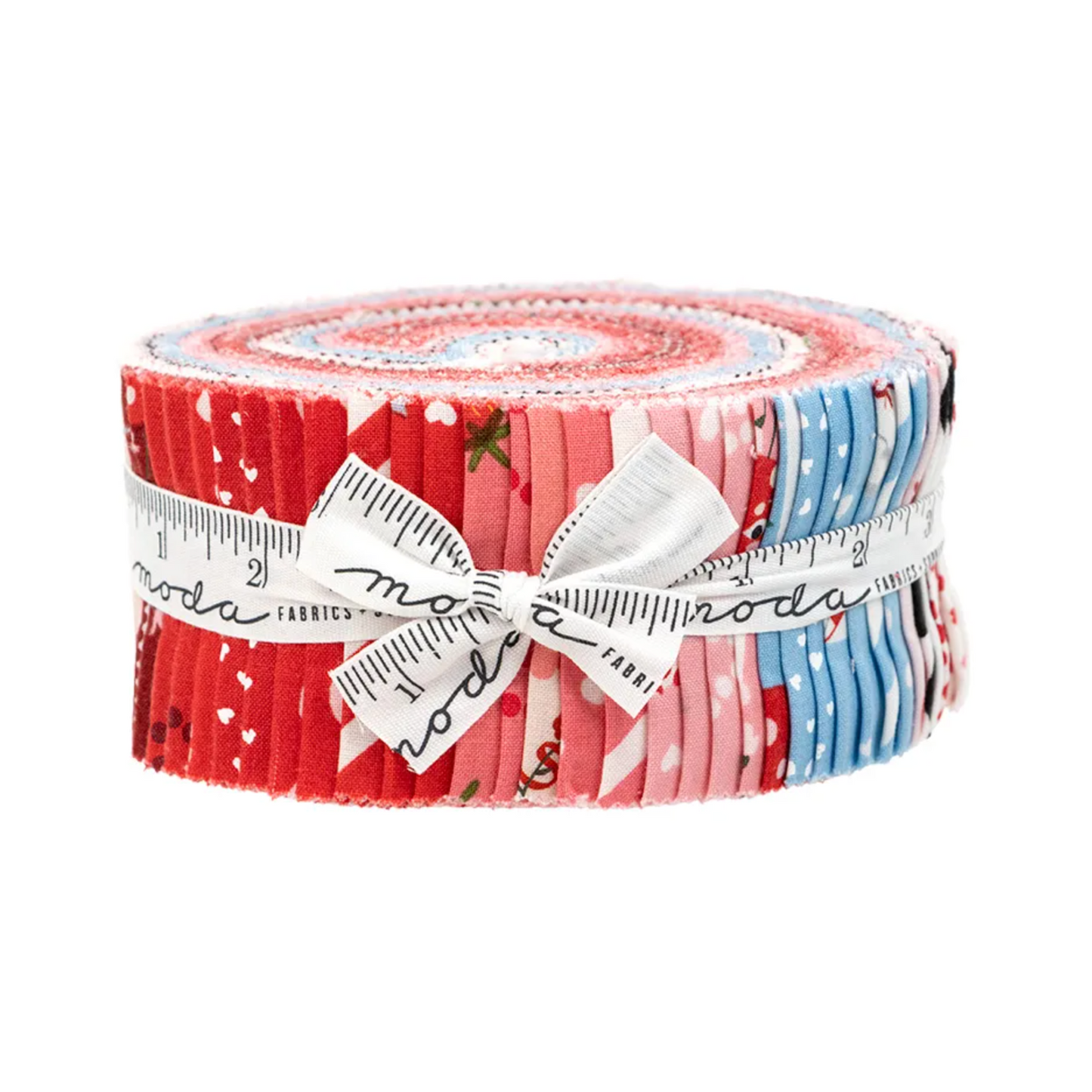Lizzy House Moda Fabrics Funny Valentine Jelly Roll