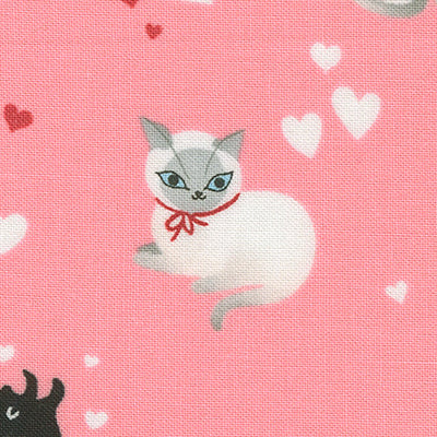Lizzy House Moda Fabrics Funny Valentine Kitty 37140 20 Ballerina