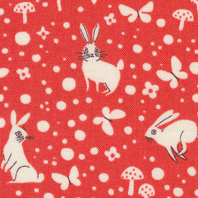 Lizzy House Moda Fabrics Love Letter Wonder Dot 37127 18 Red