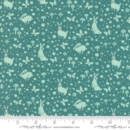 Lizzy House Moda Fabrics Love Letter Wonder Dot 37127 24 Pond