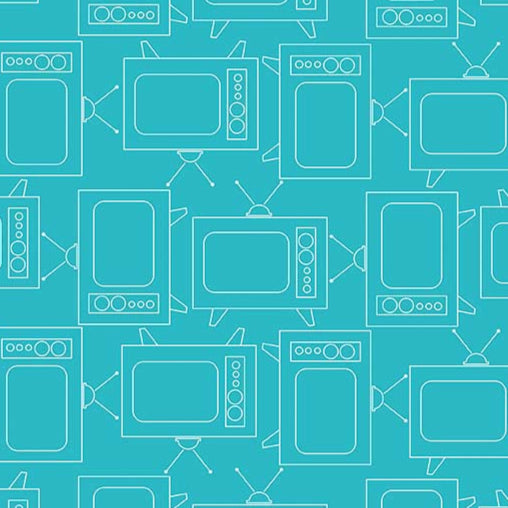 Lori Holt Riley Blake Designs Bee Basics TV Television C6411-TURQUOISE