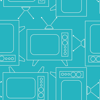 Lori Holt Riley Blake Designs Bee Basics Television TV C6411-TURQUOISE