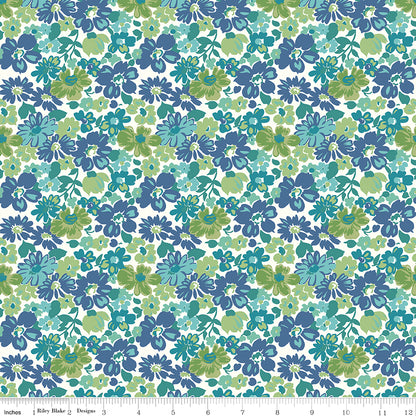 Lori Holt Riley Blake Designs Bee Vintage Mildred C13070-BLUE
