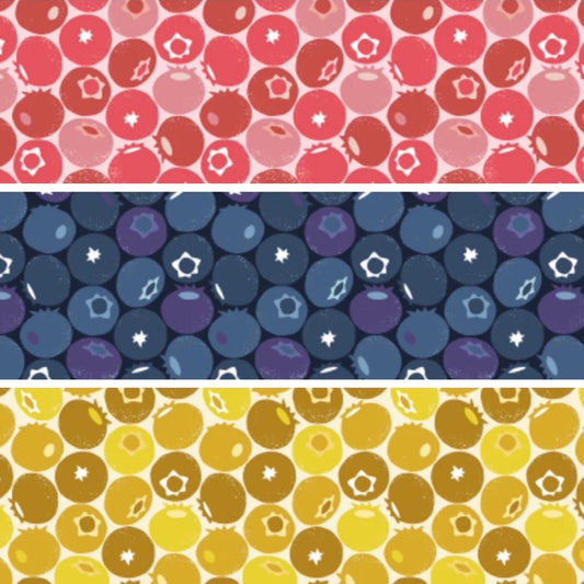 Los van Oosten RJR Fabrics Cotton + Steel Blueberry 