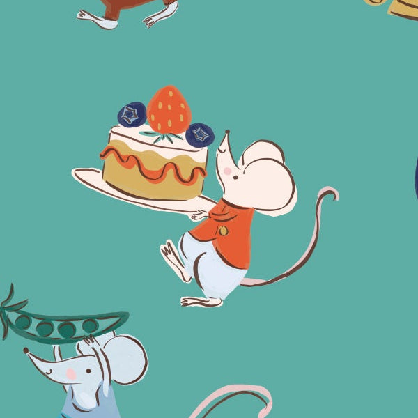 Louise Cunningham Cloud9 Organic Fabrics House Mouse Afternoon Tea 228738