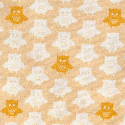 Maggie and Flo Benartex Owls and Pals Owls Allover BEN-1458/28 Coral