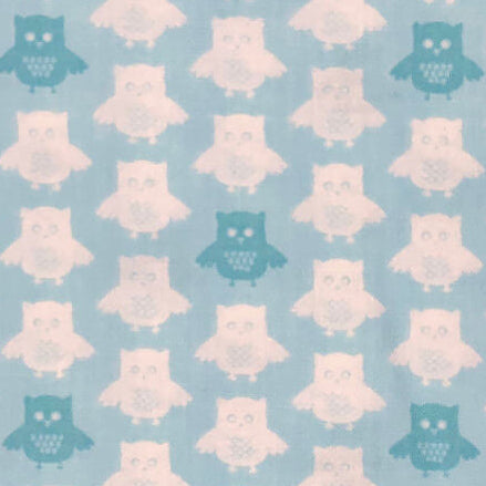 Maggie and Flo Benartex Owls and Pals Owls Allover BEN-1458/84 Turquoise