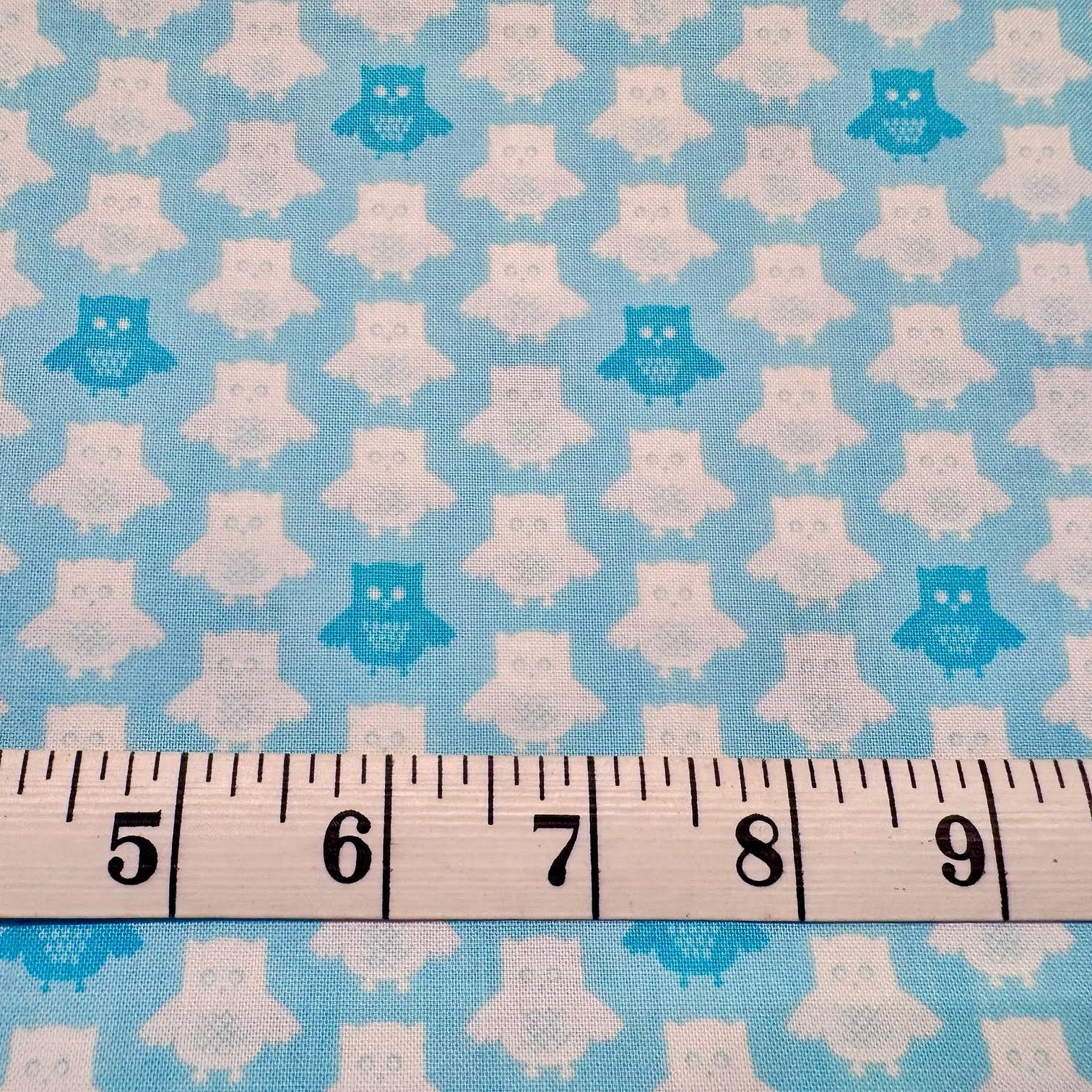 Maggie and Flo Benartex Owls and Pals Owls Allover BEN-1458/84 Turquoise