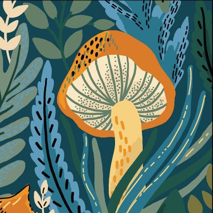 Maria Galybina Cloud9 Fabrics Baltic Woodland Mushrooms 227434