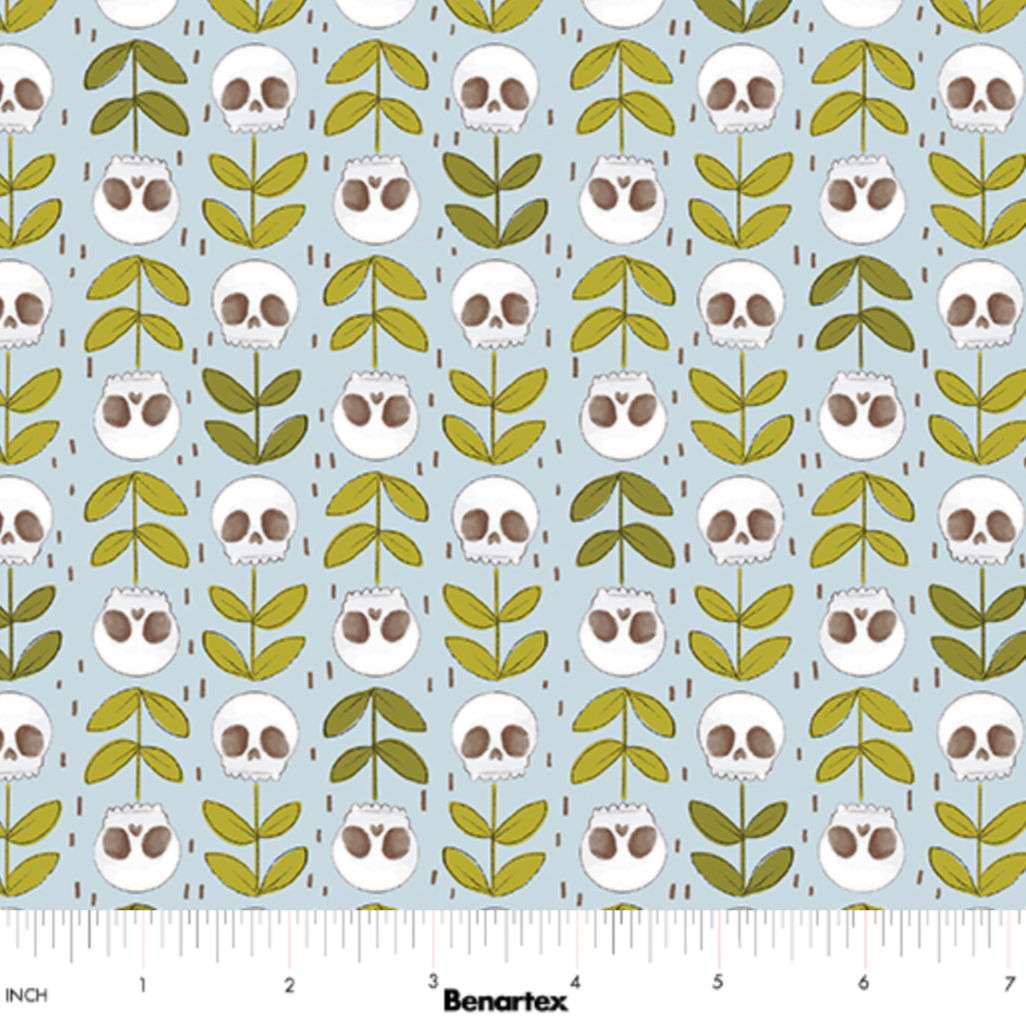 Marin Sutton Benartex Spellbound Necromancy 17133-05 Blue