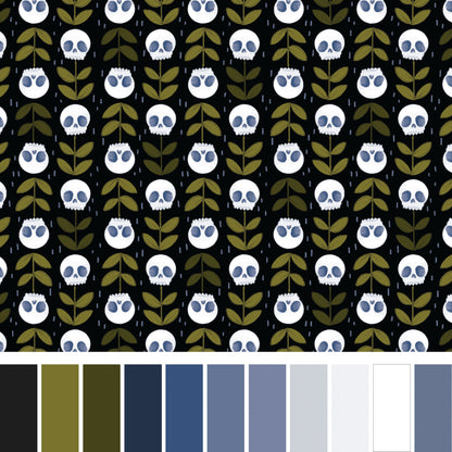 Marin Sutton Benartex Spellbound Necromancy 17133-12 Black