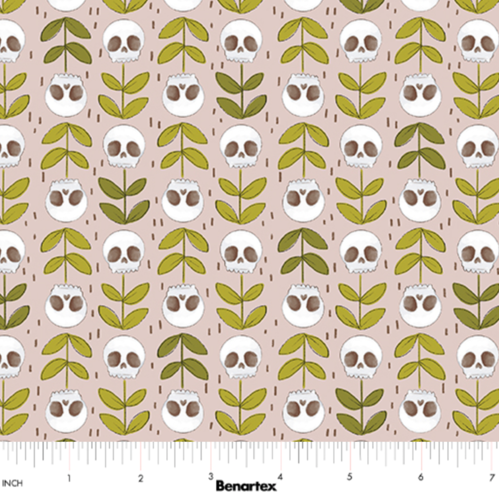 Marin Sutton Benartex Spellbound Necromancy 17133-20 Pink