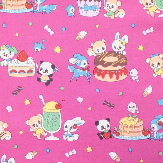 Marron Nagao Kei Fabric Japanese Import Dream Sweets Desserts MRN-002C-D