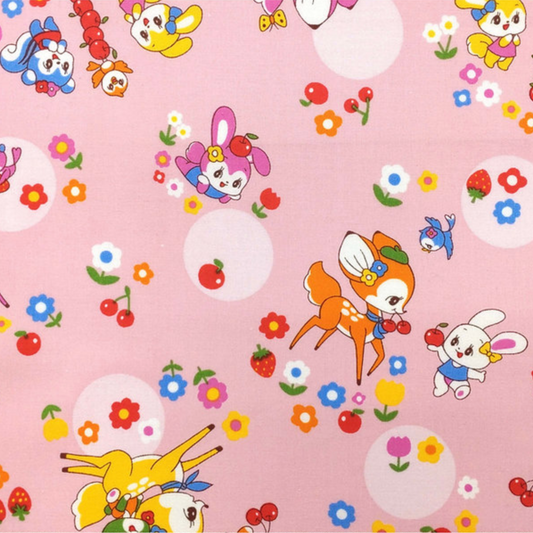 Marron Nagao Kei Fabric Japanese Import Polka Dots Kawaii MRN-001C-A