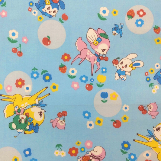 Marron Nagao Kei Fabric Japanese Import Polka Dots Kawaii MRN-001C-D