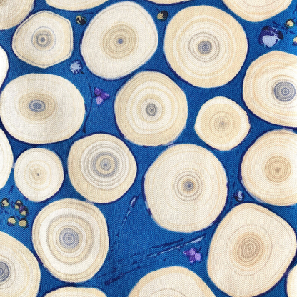 Martha Negley Rowan Westminister Fibers Tree Rings Blue PWMN061