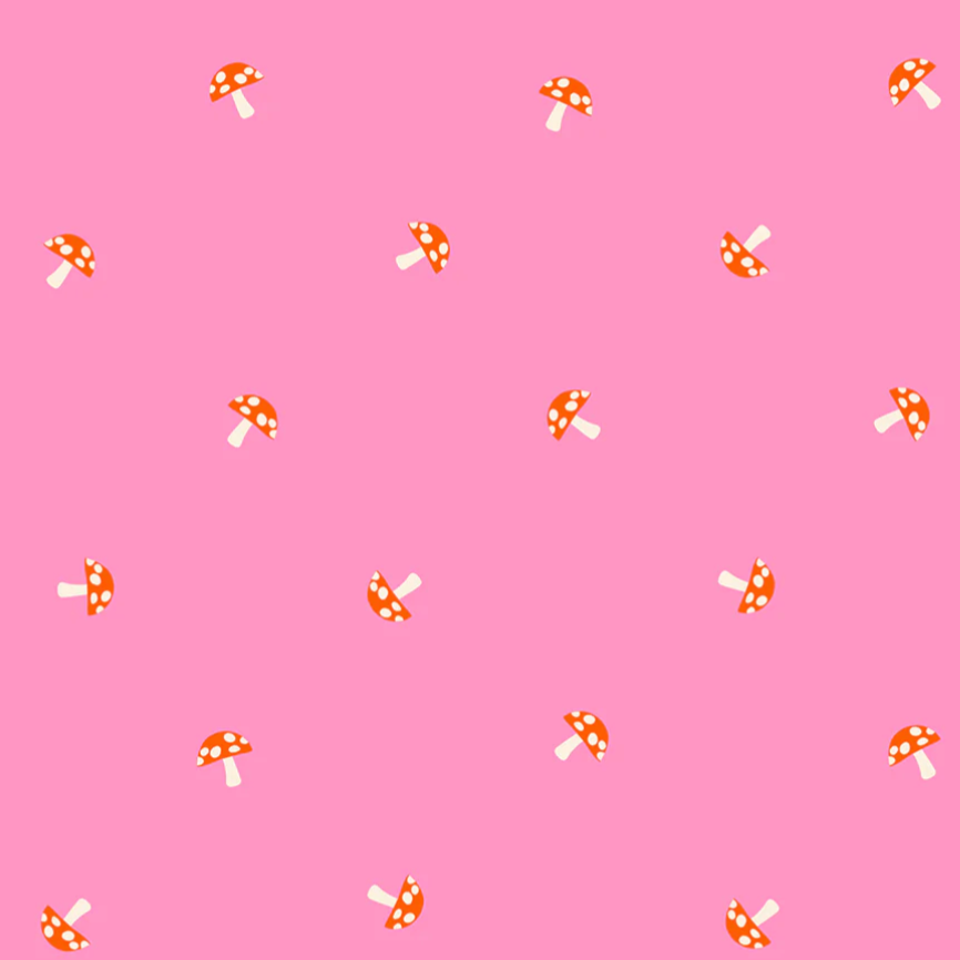 Melody Miller Ruby Star Society Moda Carousel Tiny Mushrooms Flamingo RS0100 12