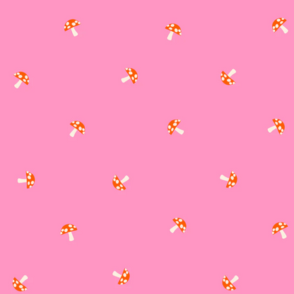 Melody Miller Ruby Star Society Moda Carousel Tiny Mushrooms Flamingo RS0100 12