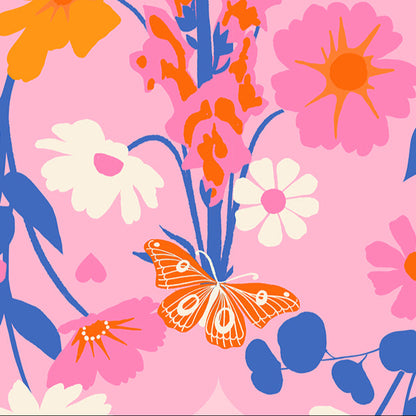 Melody Miller Ruby Star Society Moda Fabrics Best Day Ever Foxgloves RS010612 Posy Pink