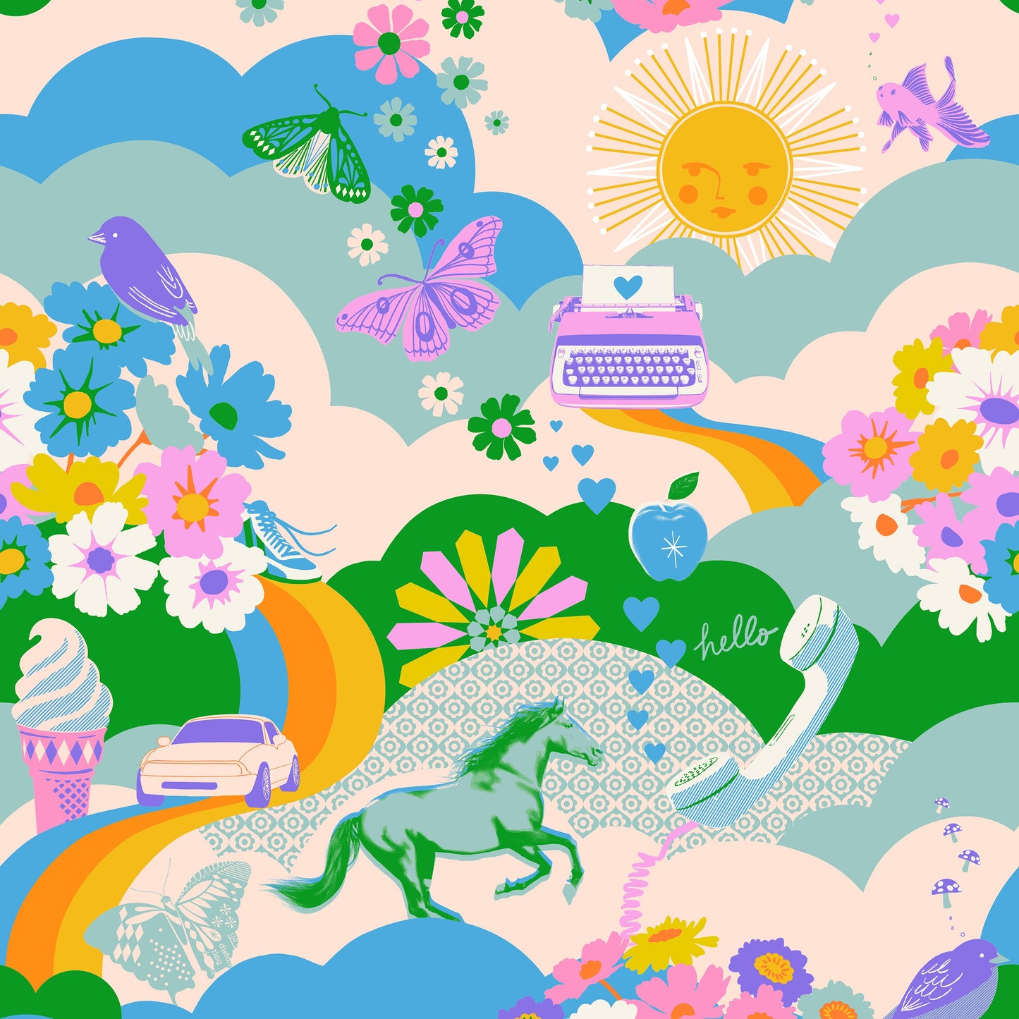 Melody Miller Ruby Star Society Moda Fabrics Best Day Ever RS0103 13 Verdant