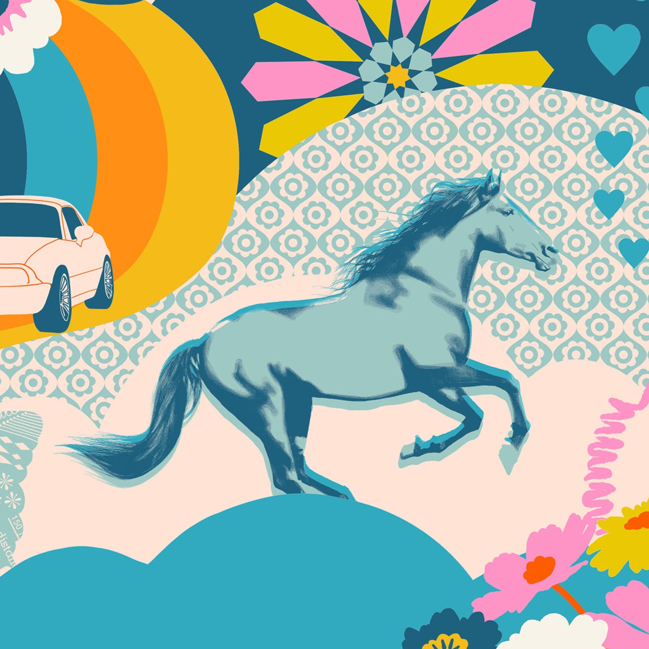 Melody Miller Ruby Star Society Moda Fabrics Best Day Ever RS0103 14 Teal