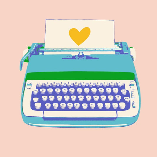 Melody Miller Ruby Star Society Moda Fabrics Best Day Ever Typewriters RS0104 13 Vintage Pink