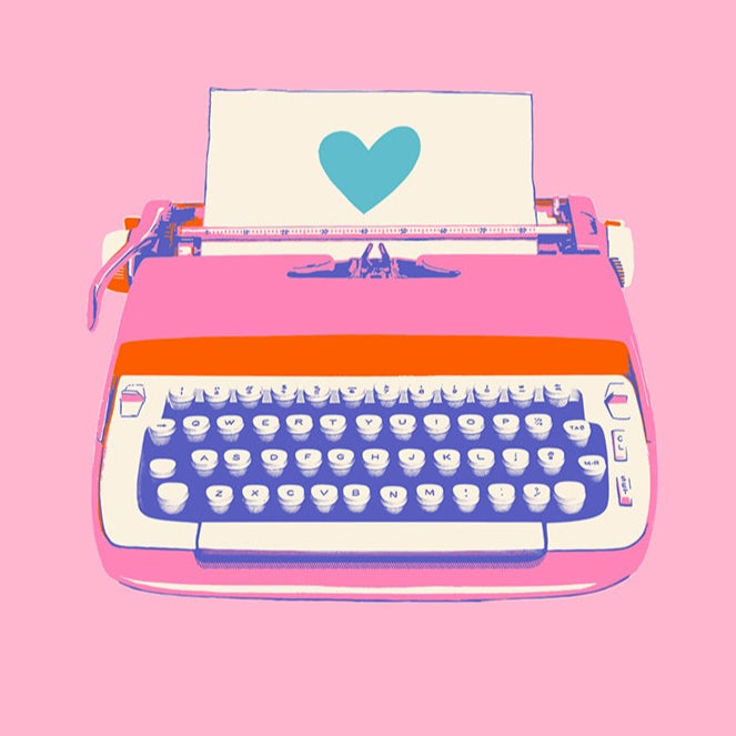 Melody Miller Ruby Star Society Moda Fabrics Best Day Ever Typewriters RS0104 14 Posy