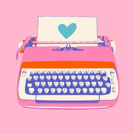 Melody Miller Ruby Star Society Moda Fabrics Best Day Ever Typewriters RS0104 14 Posy