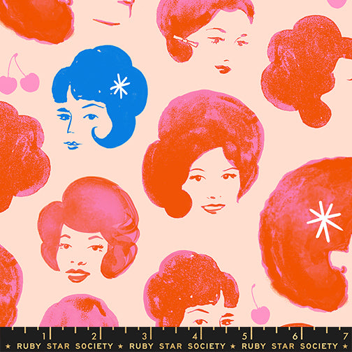 Melody Miller Ruby Star Society Moda Fabrics Sparkle Mart Dotties Friends RS0120 15 Peach Blossom