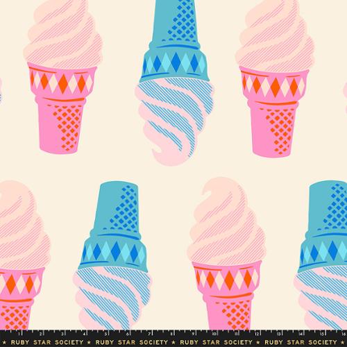 Melody Miller Ruby Star Society Moda Fabrics Sparkle Mart Ice Cream Wideback RS0124 11 Natural