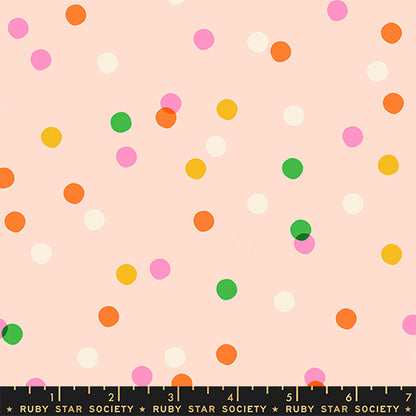 Melody Miller Ruby Star Society Moda Fabrics Sparkle Mart Spritz RS0123 15 Peach Blossom