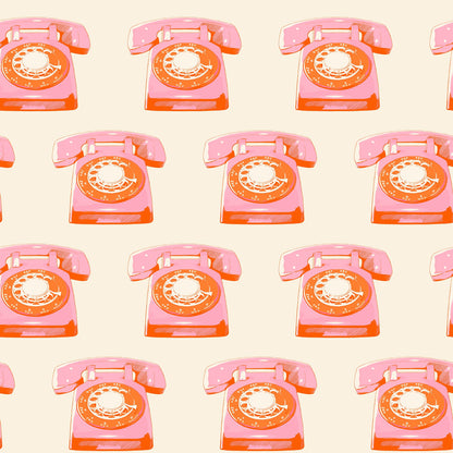 Melody Miller Ruby Star Society Moda Fabrics Sparkle Mart Telephones RS0121 11 Natural