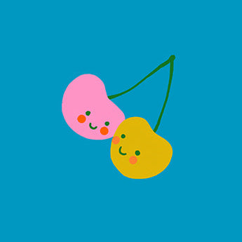 Melody Miller Ruby Star Society Moda Fabrics Trinketry Cherry Friends RS0112 14 Bright Blue