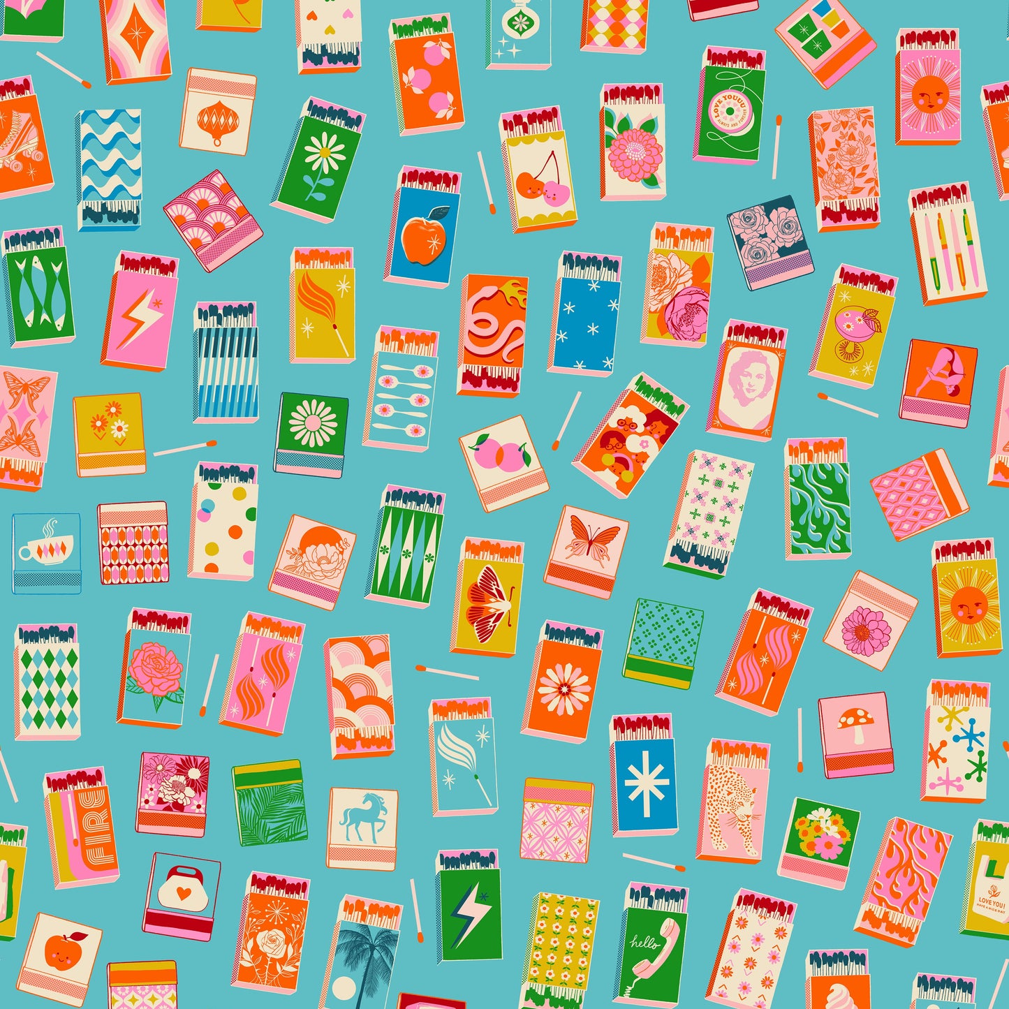 Melody Miller Ruby Star Society Moda Fabrics Trinketry Matchmaker RS0109 18 Turquoise