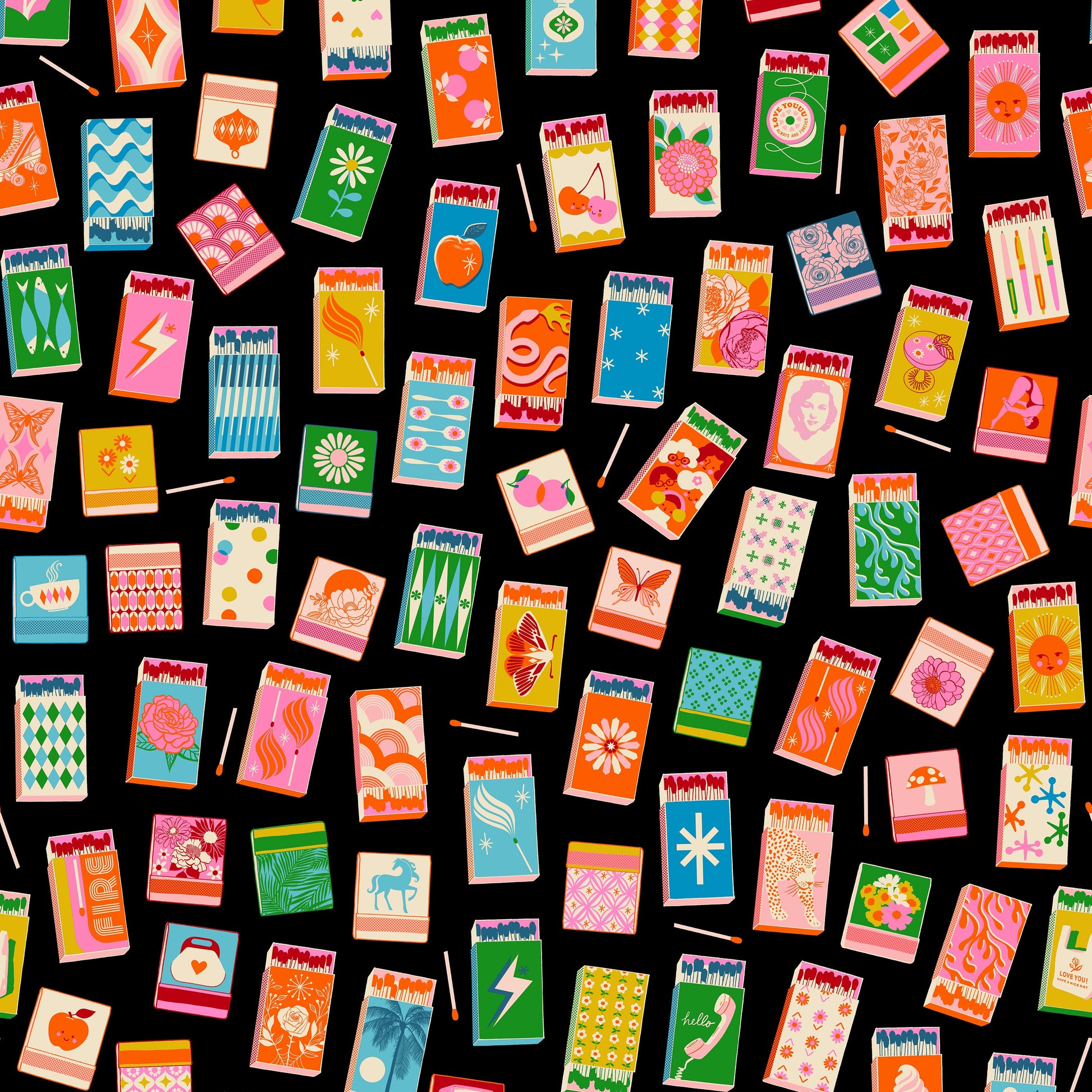 Melody Miller Ruby Star Society Moda Fabrics Trinketry Matchmaker RS0109 21 Black