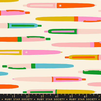 Melody Miller Ruby Star Society Moda Fabrics Trinketry Pens RS0110 11 Natural