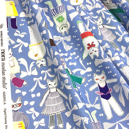 Moelan Studio Nora Fabrics The Cozy Closet AM1041-A Blue