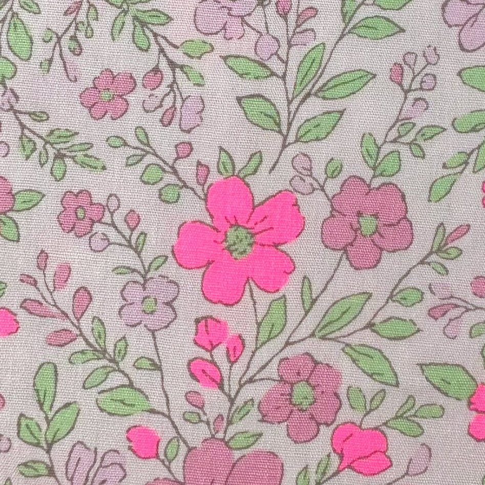 Neon Flower Pink Neon Pink Fabric Japanese Import