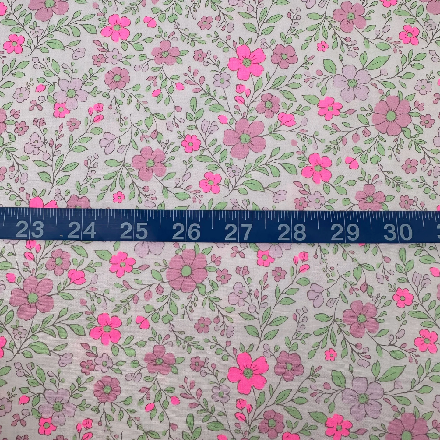 Neon Flower Pink Neon Pink Fabric Japanese Import